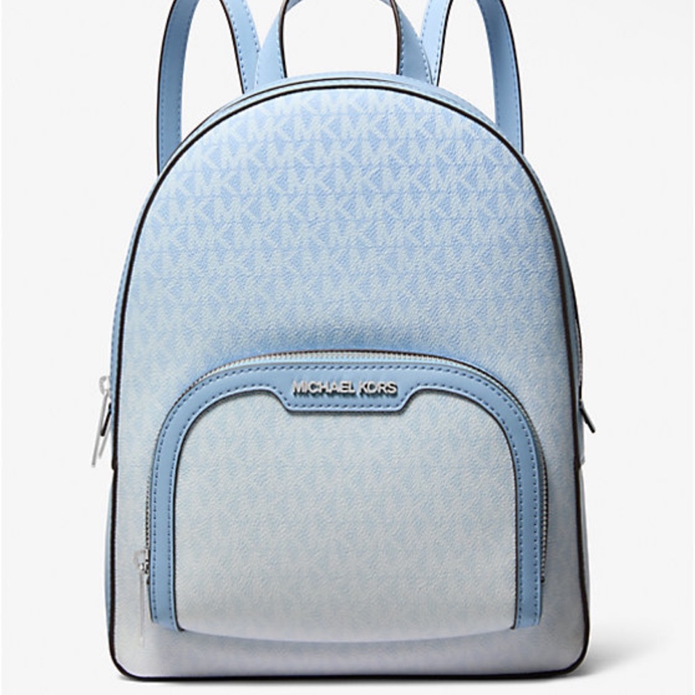 MICHAEL KORS Jaycee Medium Ombré Signature Logo Backpack
Light Sky
NWT - Picture 3 of 16